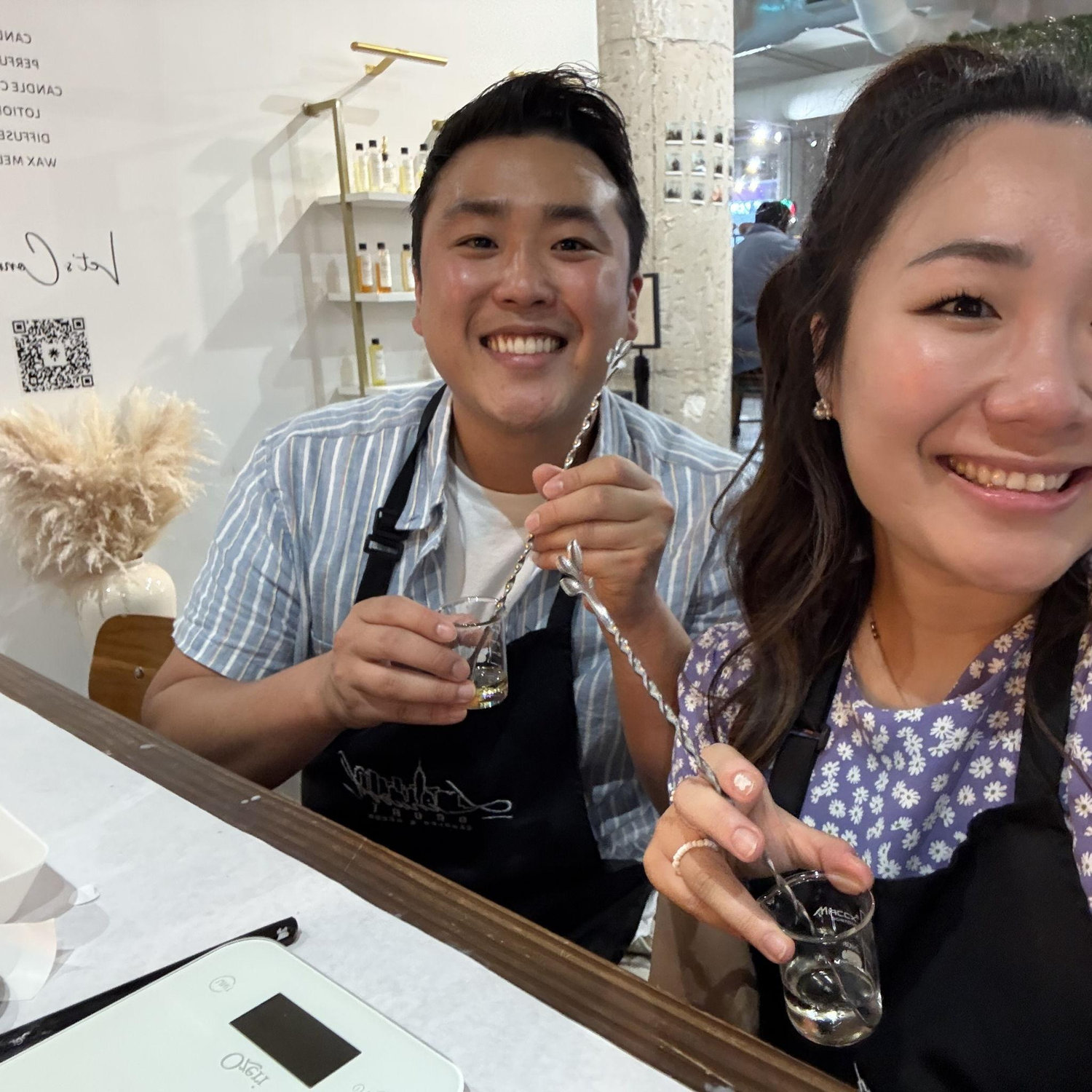 sometimes, the impromptu dates are the best - candle making at Citizen Supply