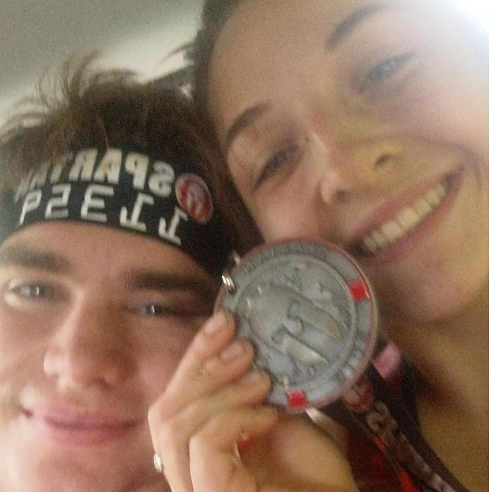 David and Hannah conquered the Spartan race. This was Hannah's first and Davids fourth- August 2019