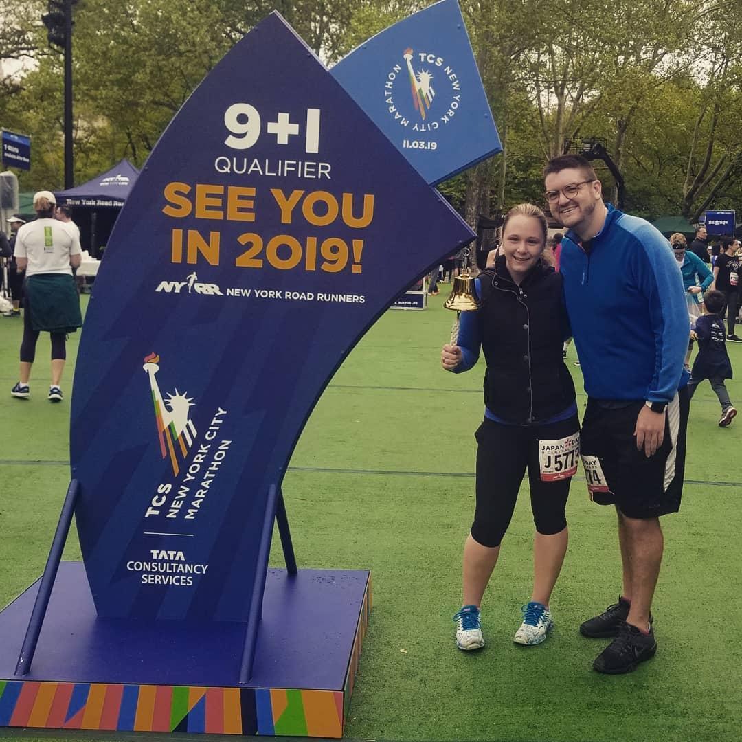 One of the races we ran to qualify for the 2020 NYC Marathon.