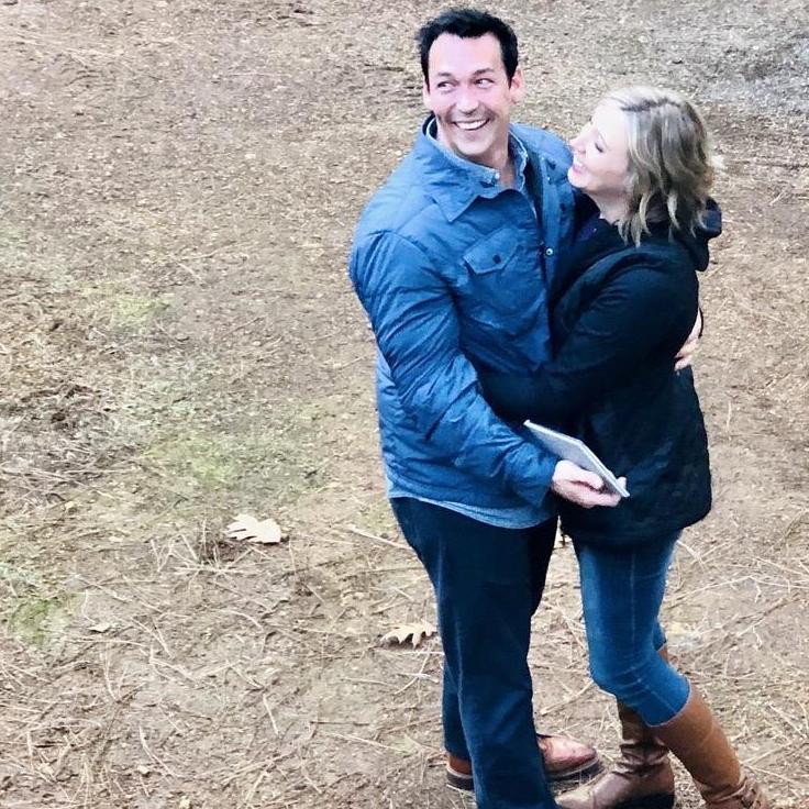 Realizing family was watching the proposal the entire time! 😂