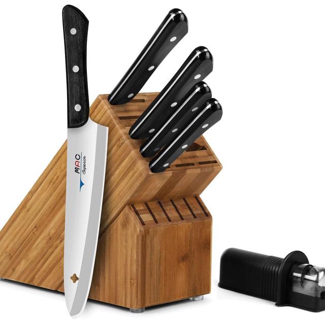 MAC Superior Knife Block Set 7-piece Bamboo