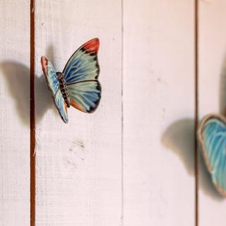 Cloudy Butterflies By Claudia Schiffer Small Wall Piece