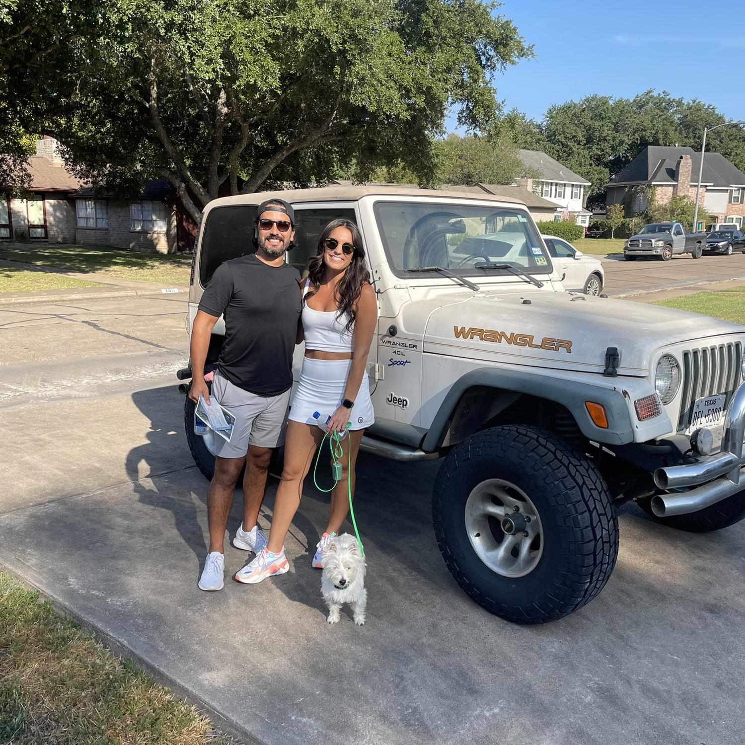 Adding the Tremo's old Jeep to our fam