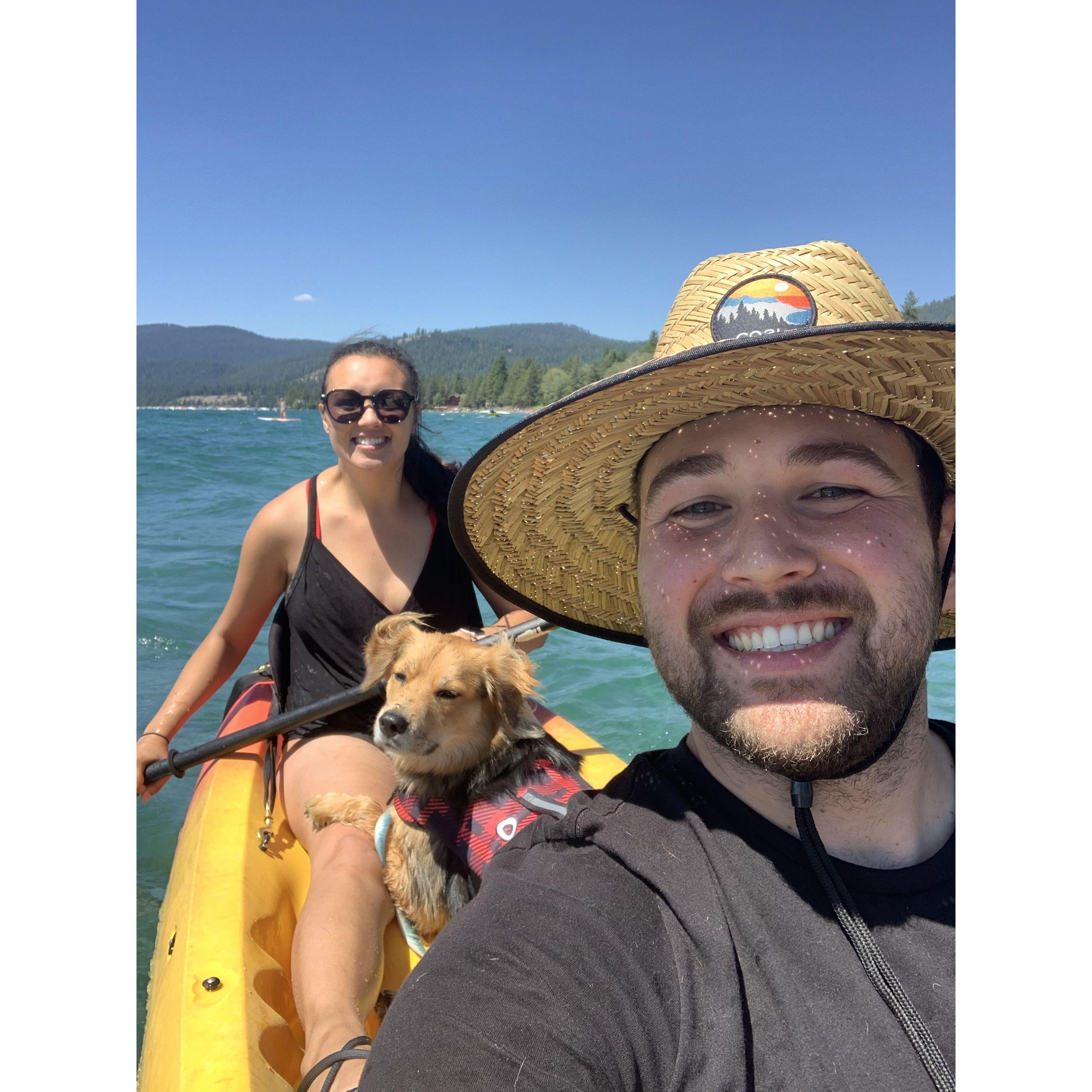 Kayaking on Lake Tahoe | August 2020
