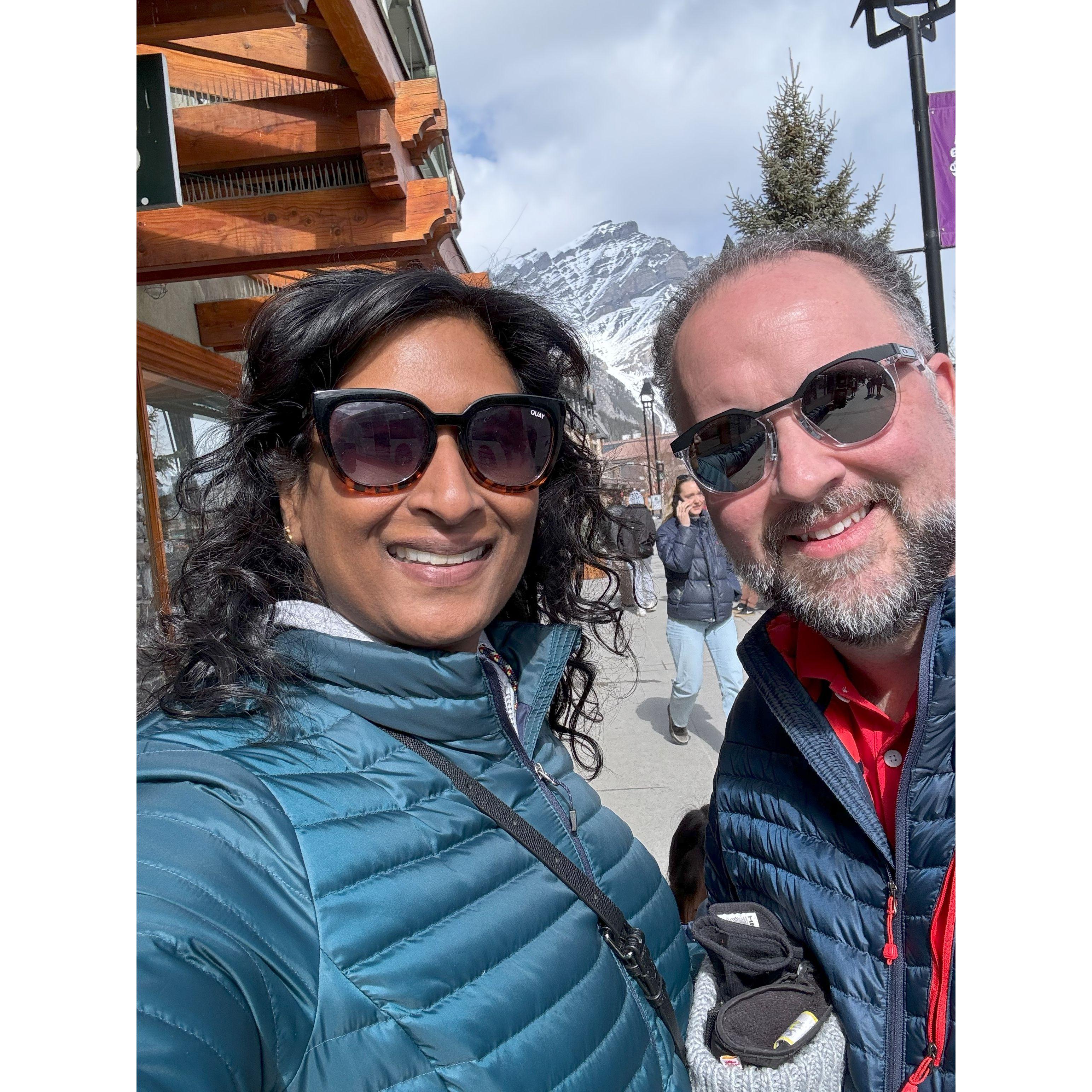 Ben's first trip to Banff National Park