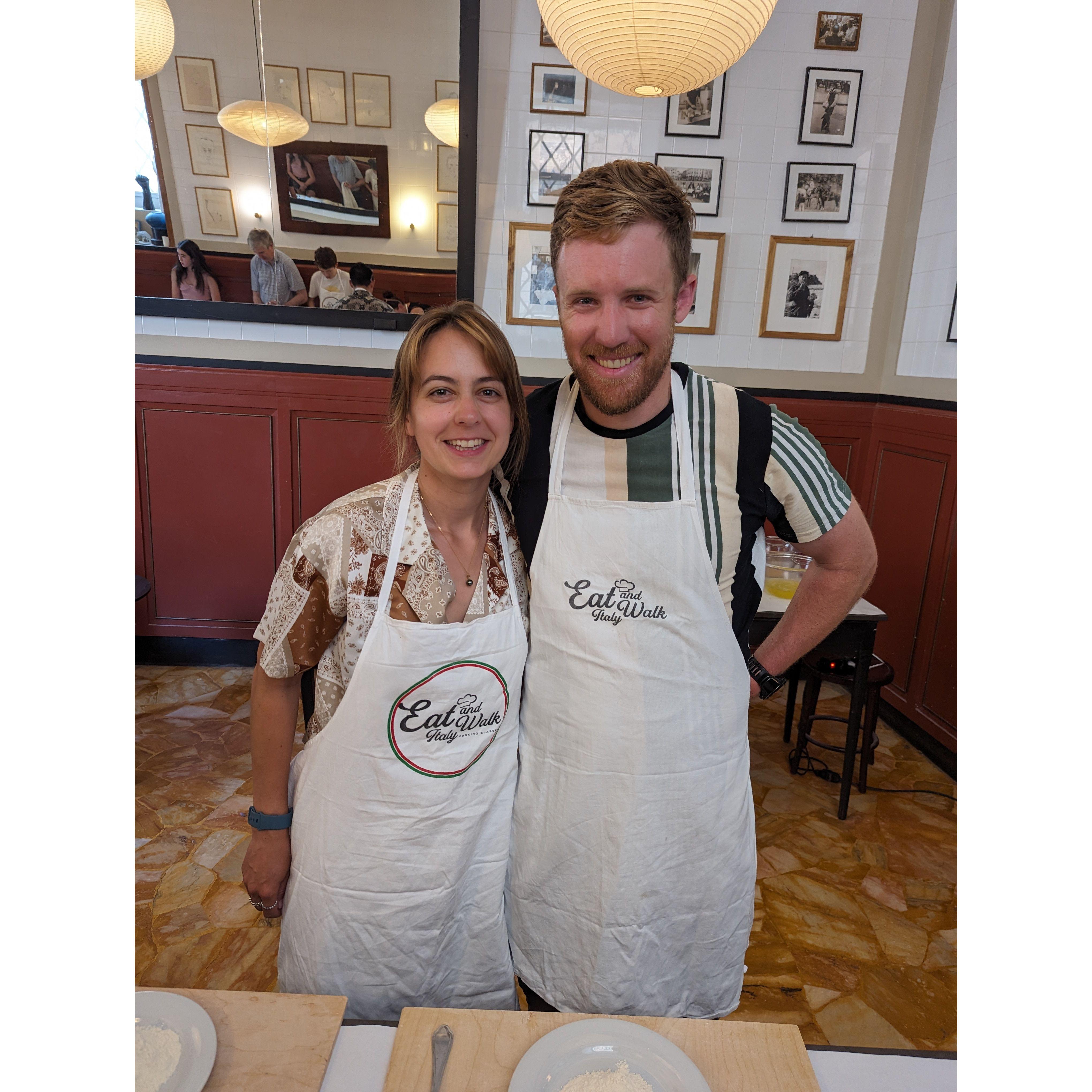Cooking class in Rome summer 2023