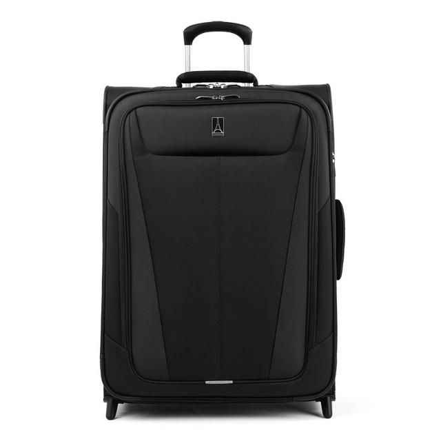Travelpro Maxlite 5 Softside Lightweight Expandable Upright Luggage, Black, Checked-Medium 26-Inch