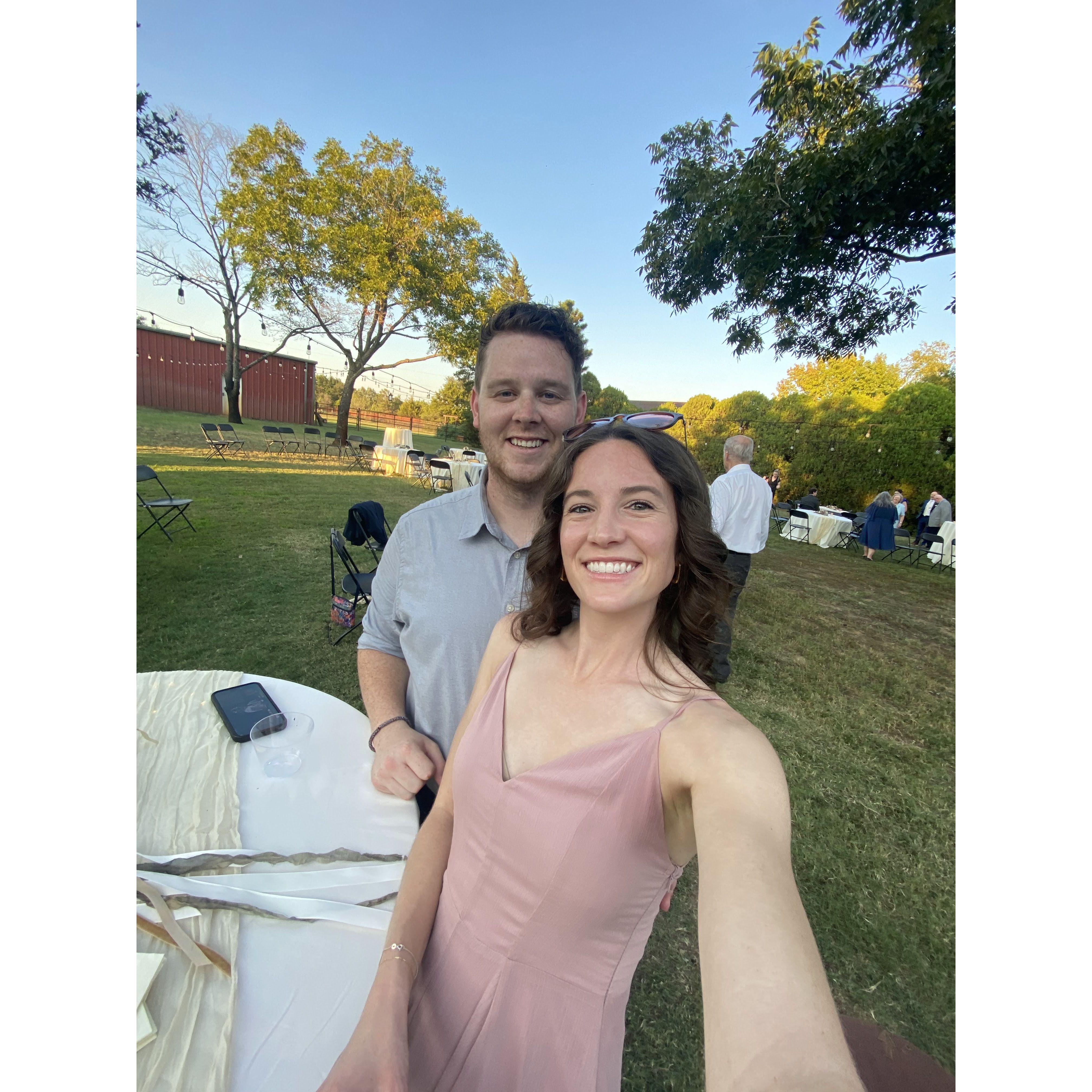 At a wedding in Dallas