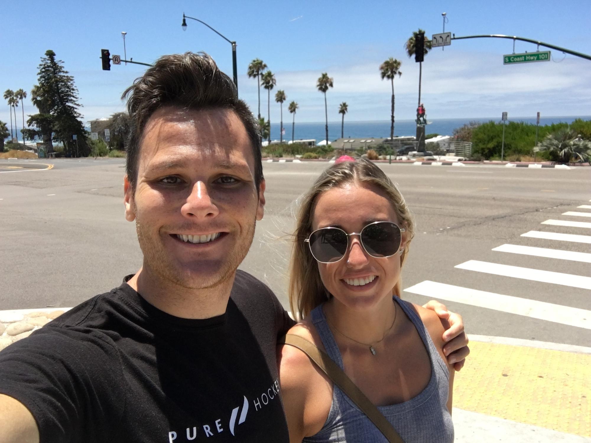 Loving ocean views together