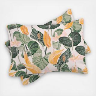Lush Lily Autumn Pillow Shams