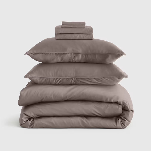 Bamboo Deluxe Bedding Bundle - Stone, King