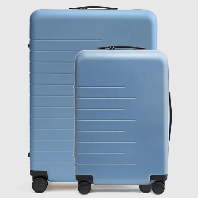 Carry-On & Large Check-In Suitcase Set - Blue