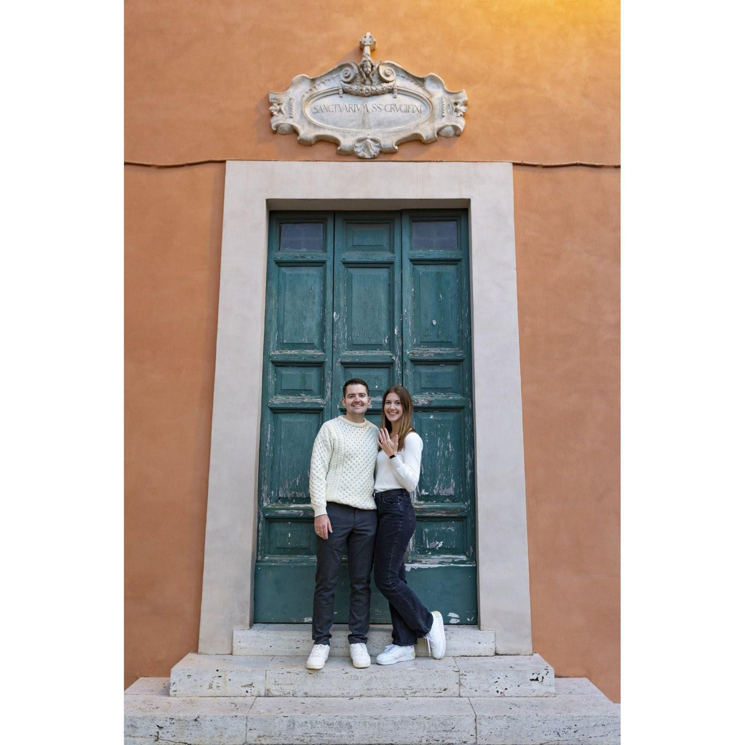 The doors of the jail where St. Peter was arrested