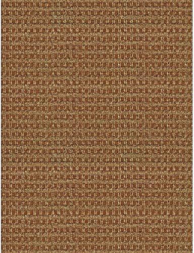 6 ft. x 8 ft. Checkmate Taupe/Walnut All-Weather Indoor/Outdoor Machine Made Area Rug Durable Nonwoven Soft Area Rug Entryway Hallway Front Porch Patio Carpet