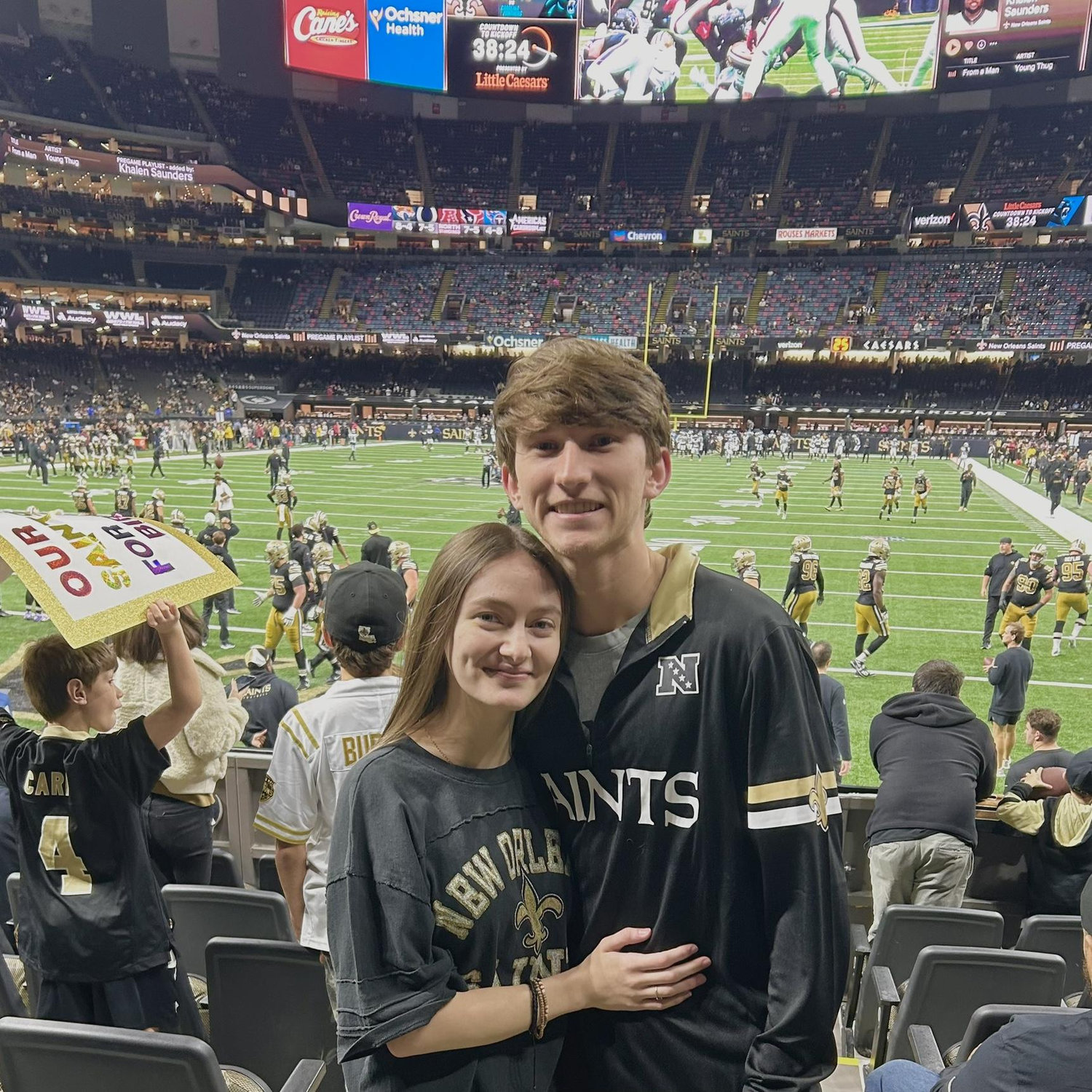 Our first NFL game!