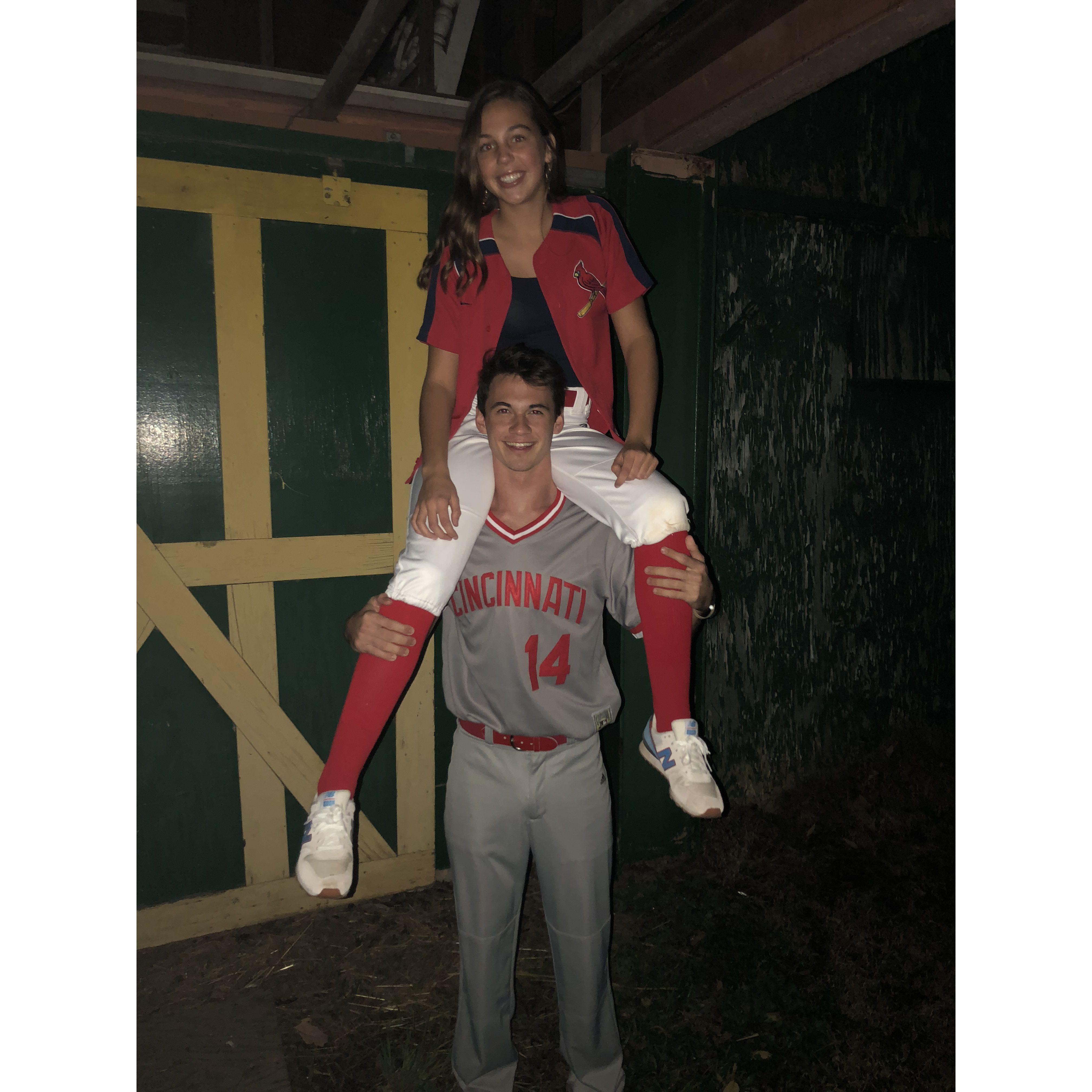 Baseball Players for Halloween (October 2017)