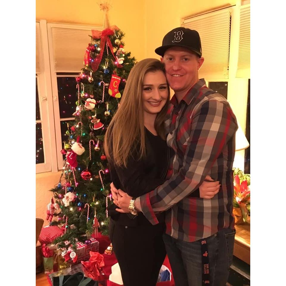 New Years Eve 2016, when he first met my family.