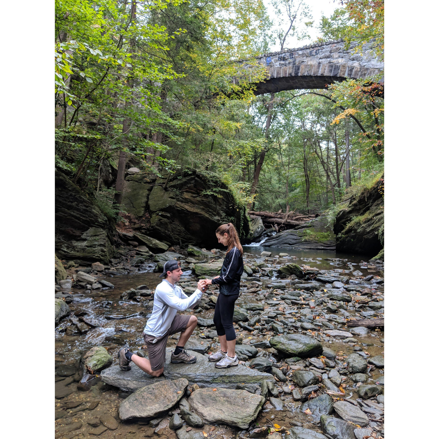 The Proposal at Wissahickon Trail!