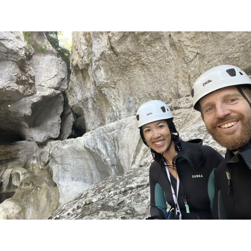First time canyoning in the Verdon Gorge!