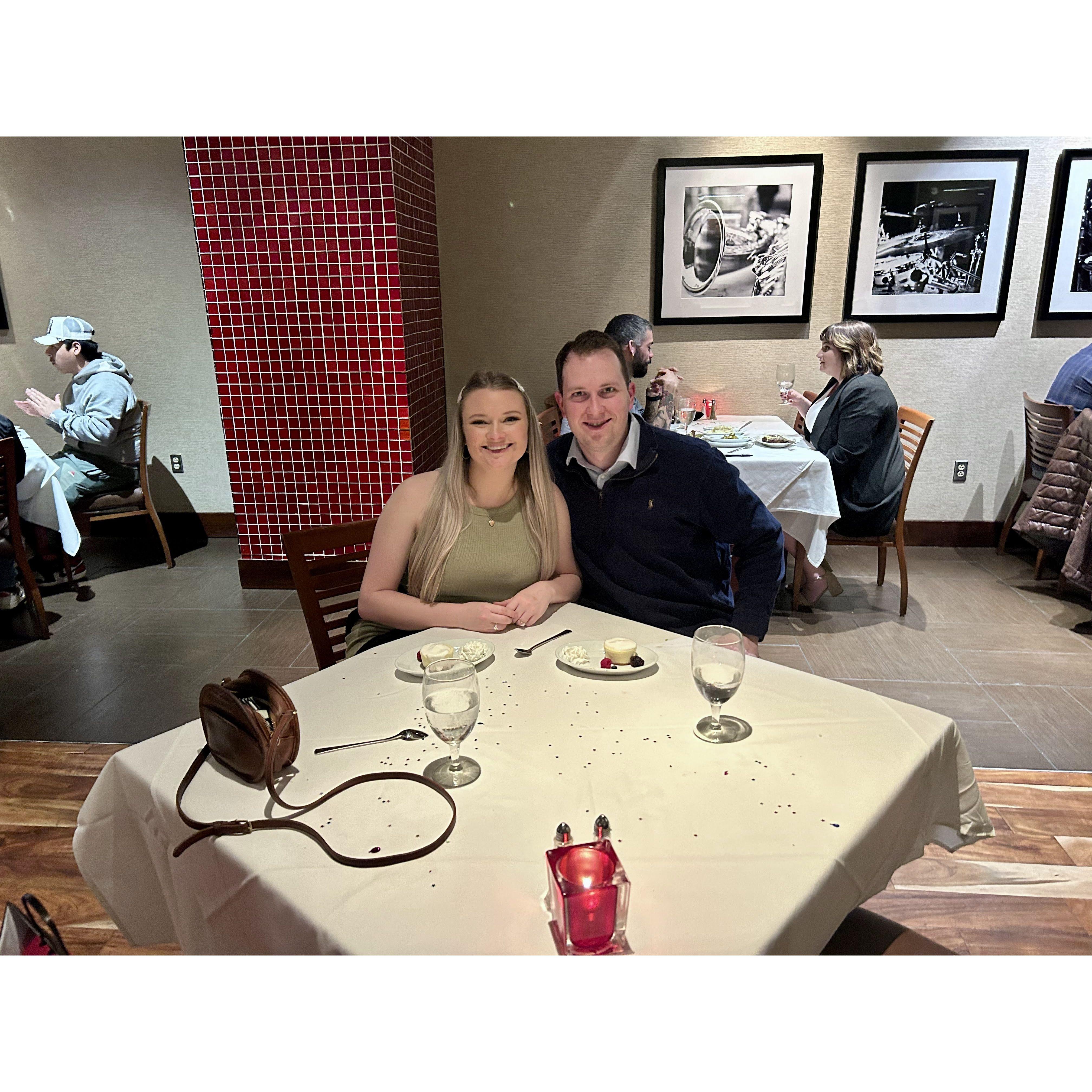 Proposal dinner!