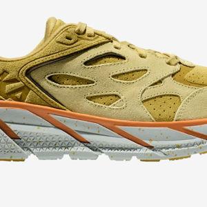 Hoka Clifton L Suede (Men's size 10 Gold)