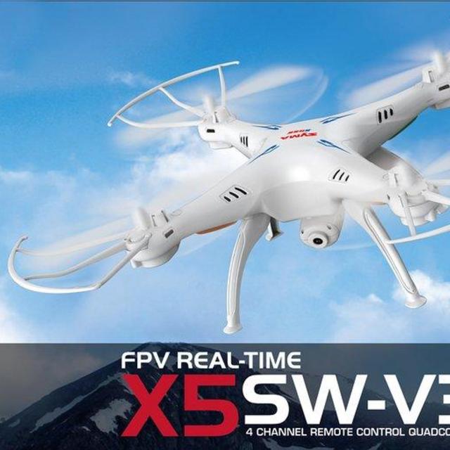 Cheerwing Syma X5SW-V3 FPV Explorers2 2.4Ghz 4CH 6-Axis Gyro RC Headless Quadcopter Drone UFO with HD Wifi Camera (White)