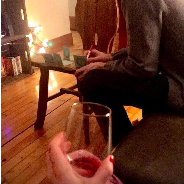 Making cards for the holiday season