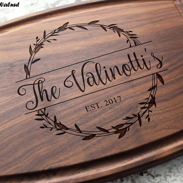 Personalized Cutting Board - Engraved Cutting Board, Custom Cutting Board, Wedding Gift, Housewarming Gift, Anniversary, Engagement W-040 GB