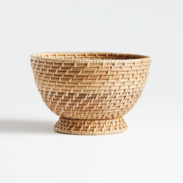 Artesia Natural Small Rattan Bowl