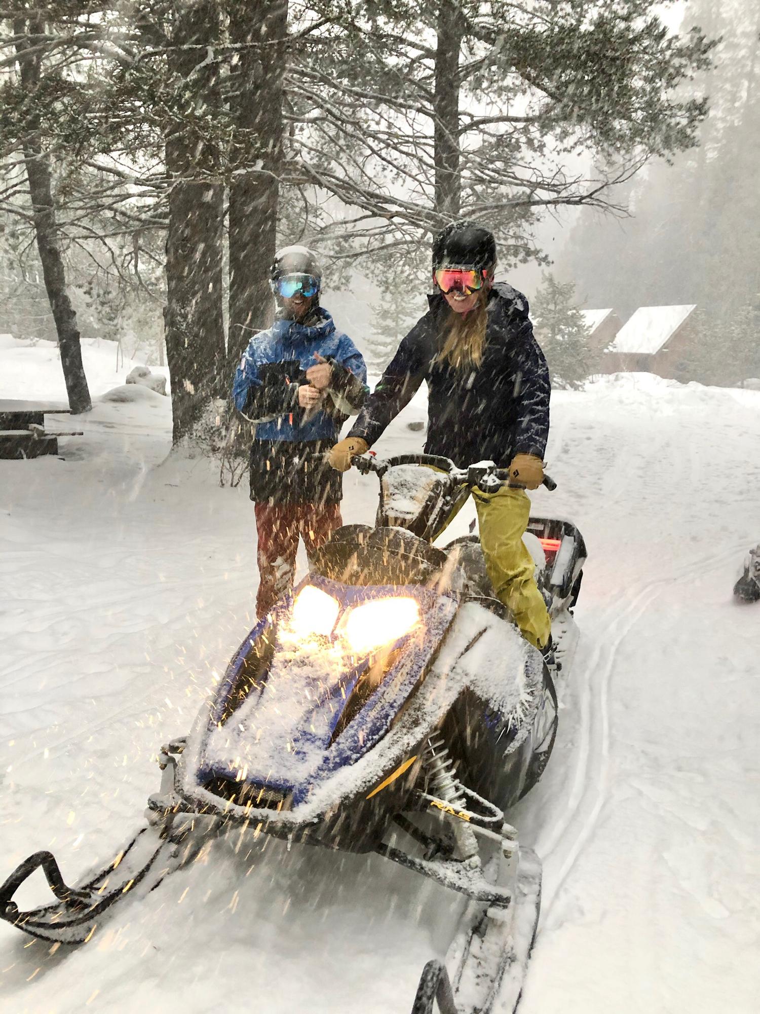 Photo evidence that Lauren doesn't always hate sledding, Feb 2020.