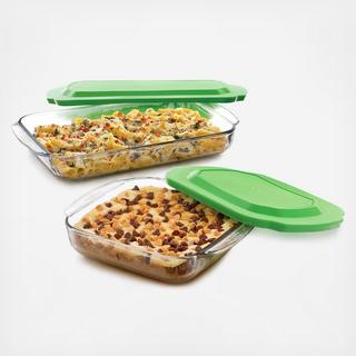 Baker's Basics 4-Piece Bake Dish Set Value Pack