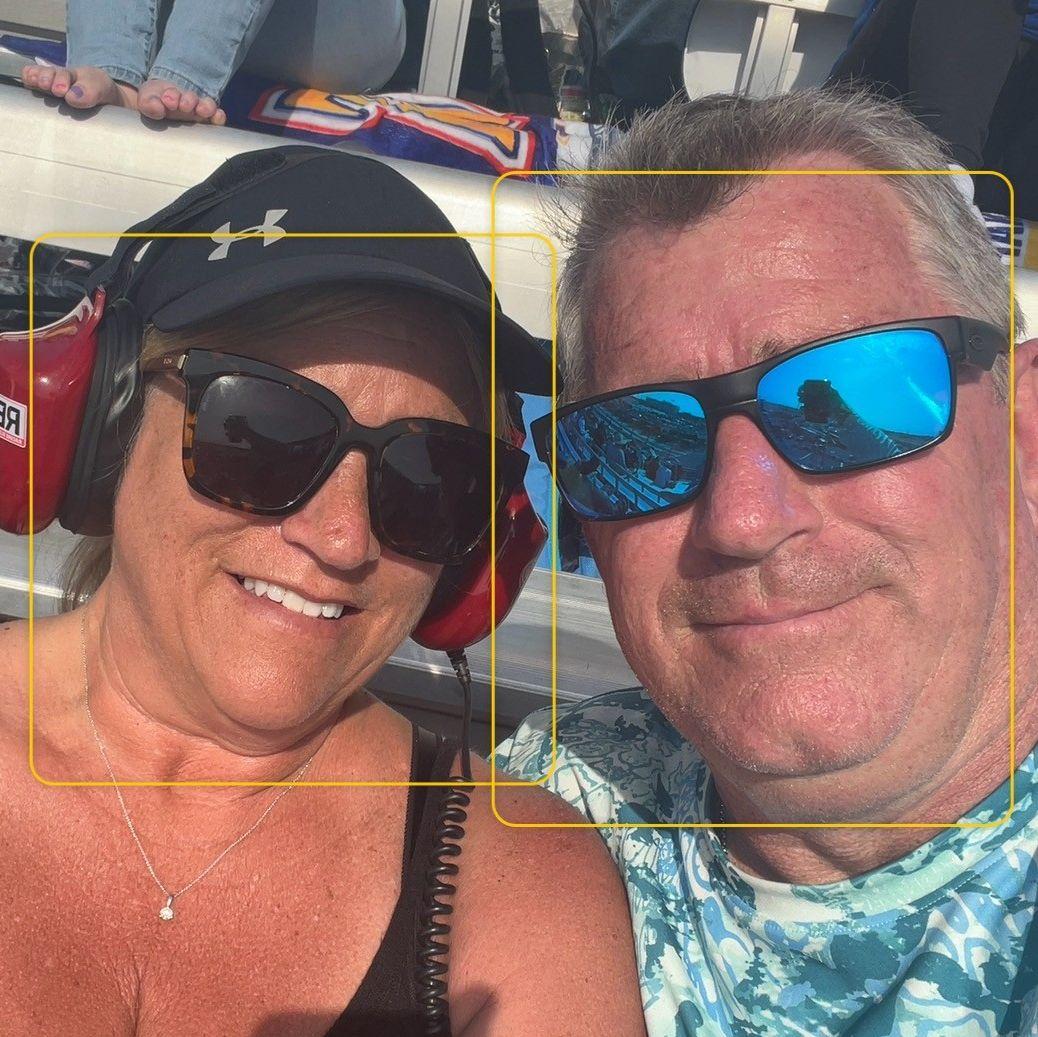 NASCAR - love to watch the cars turn left! We've been together at Bristol, Daytona, Dover, Michigan, and Richmond.