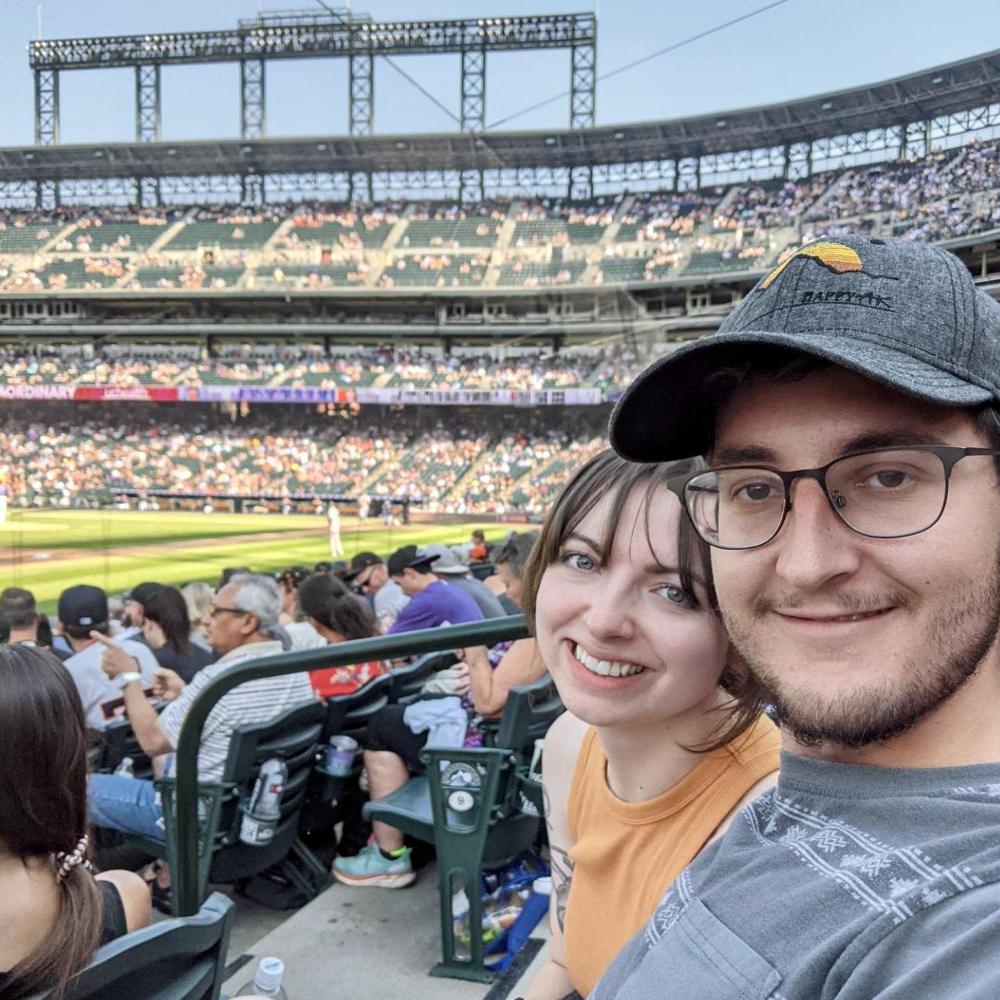 Denver Colorado, Rockies vs Angels. Who won? couldn't tell ya,