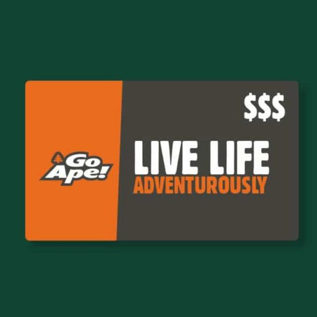 Go Ape! Gift Card