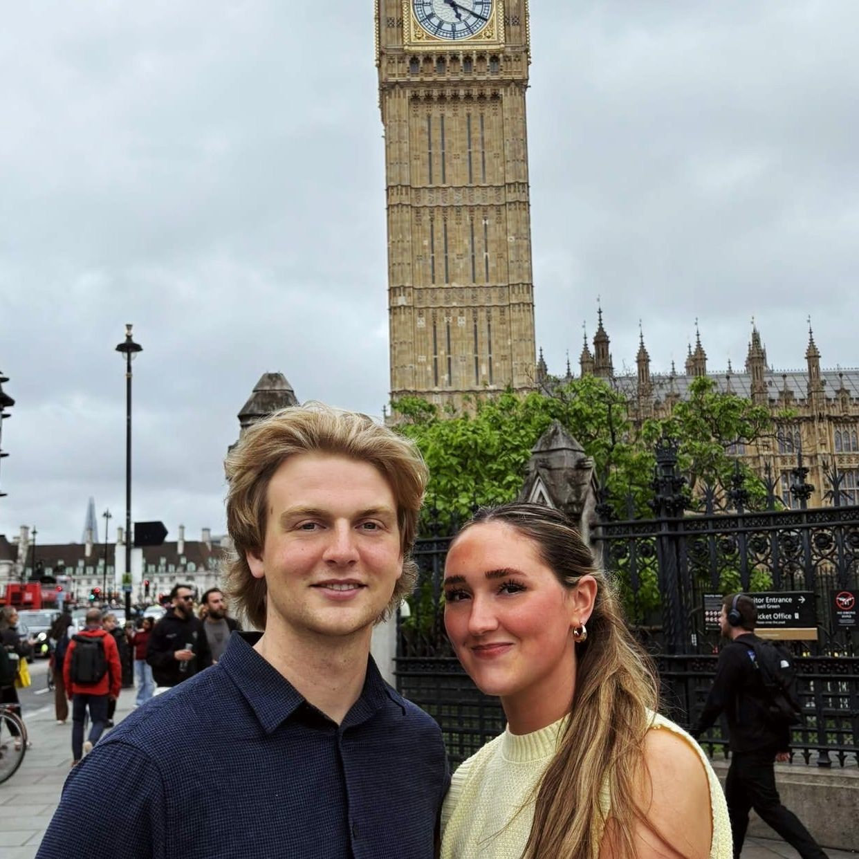 Our first pic in front of Big Ben!