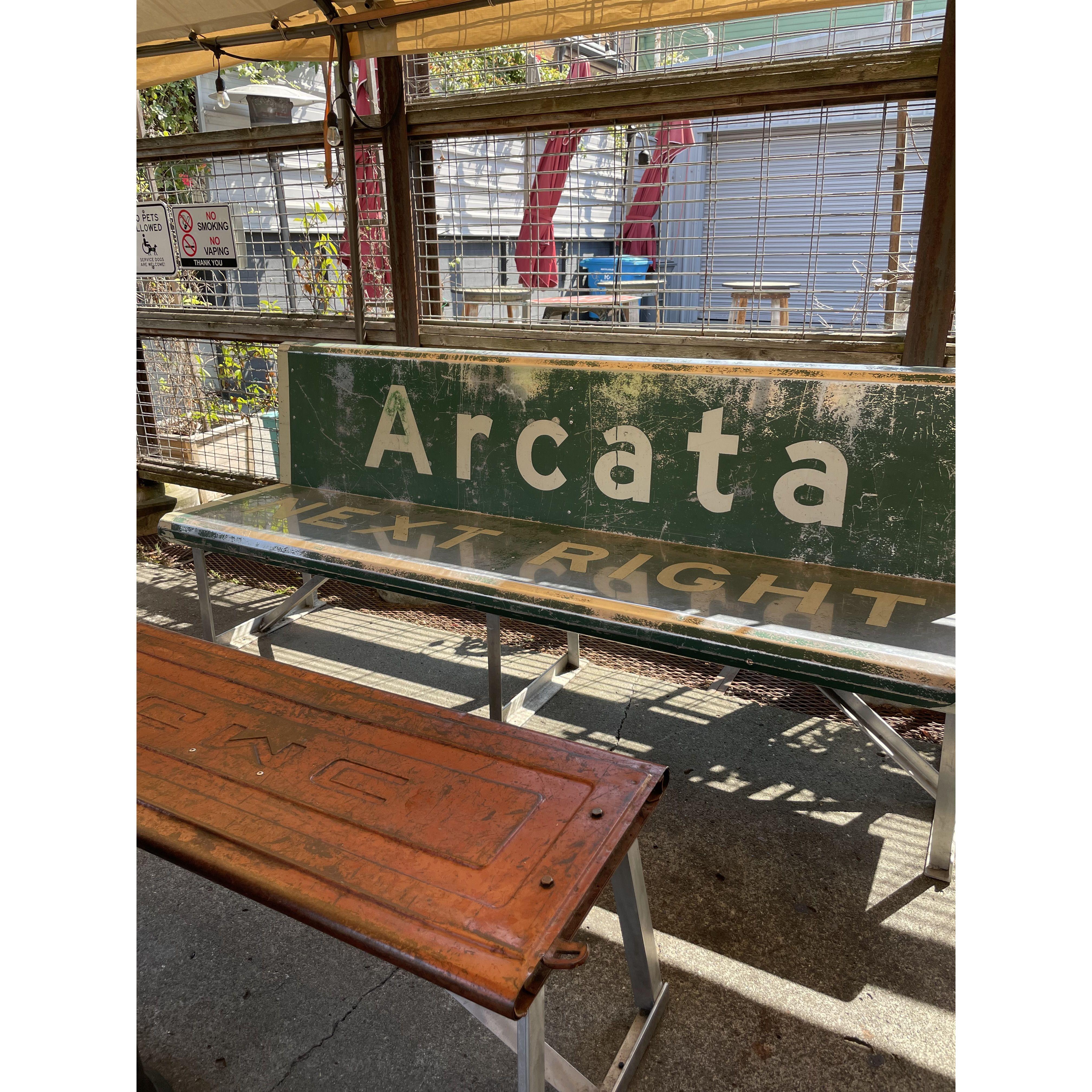 Visiting our college spot, the Cider Bar in Arcata, CA