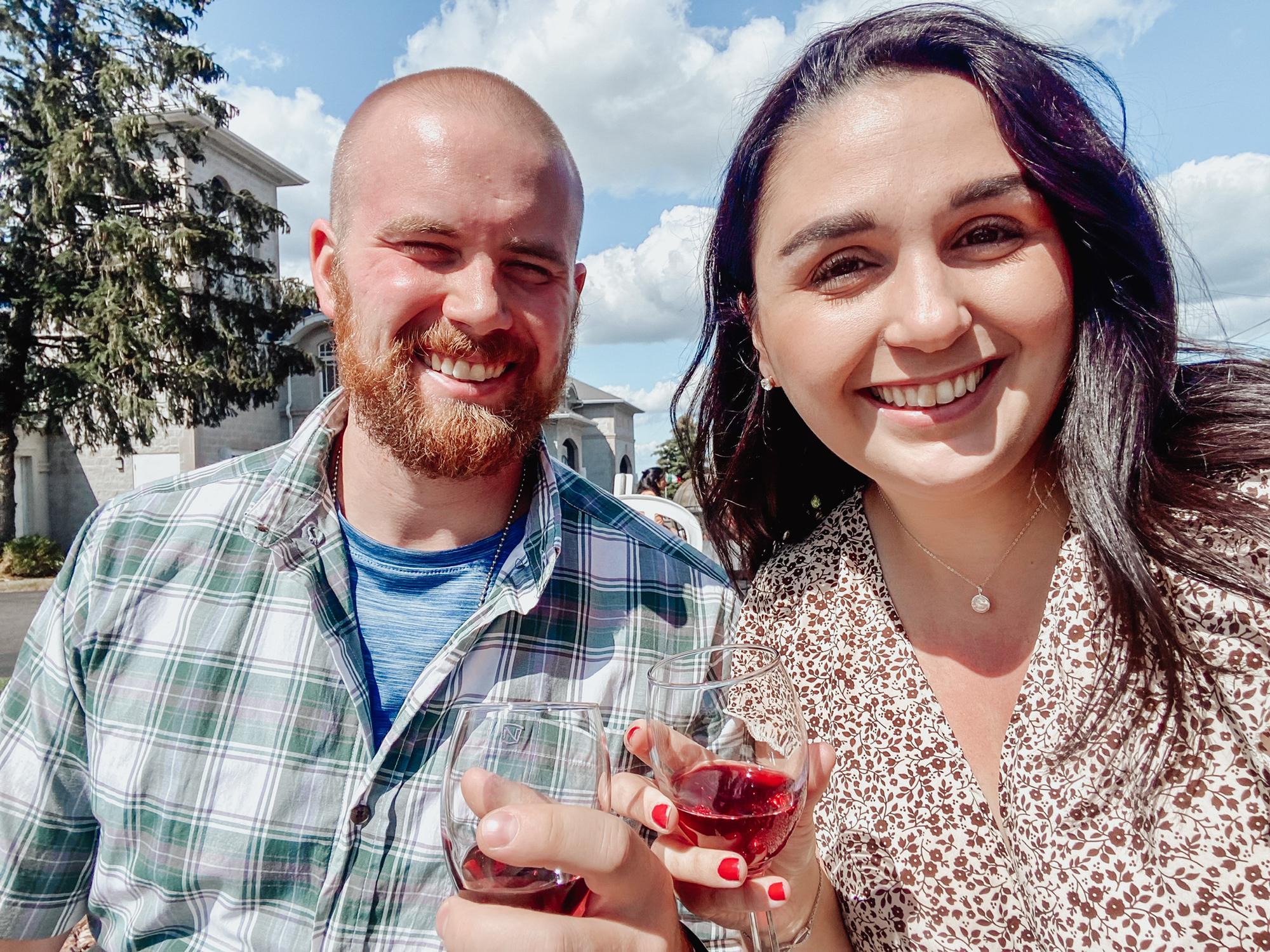 Wine tasting at casa large