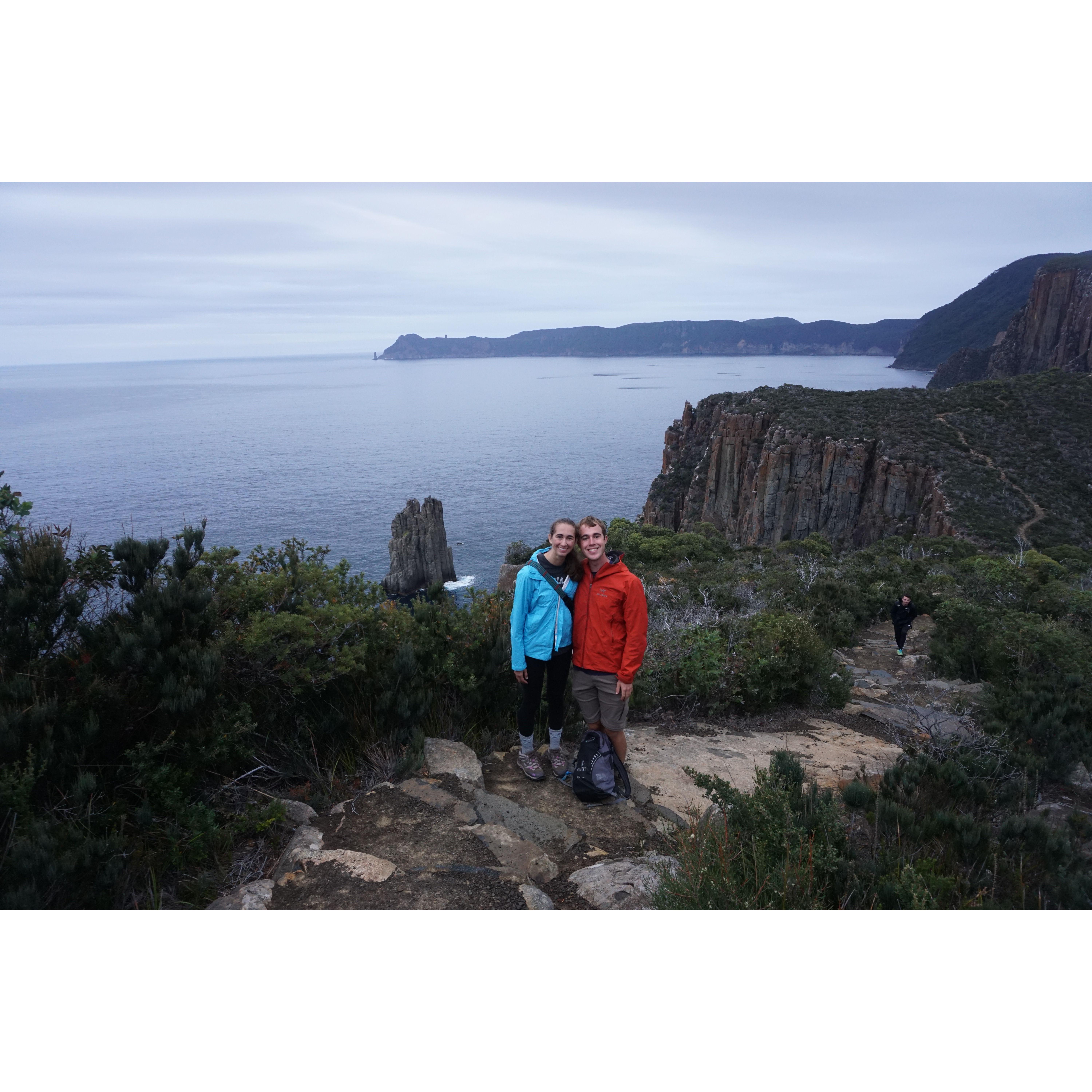 Tasmania right after we officially started dating