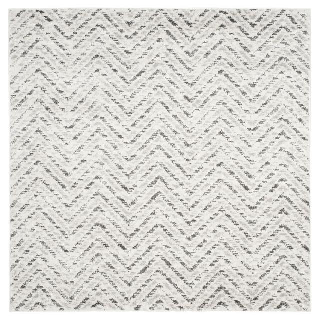 Adirondack Rug - Ivory/Charcoal - (6'x6' Square)- Safavieh