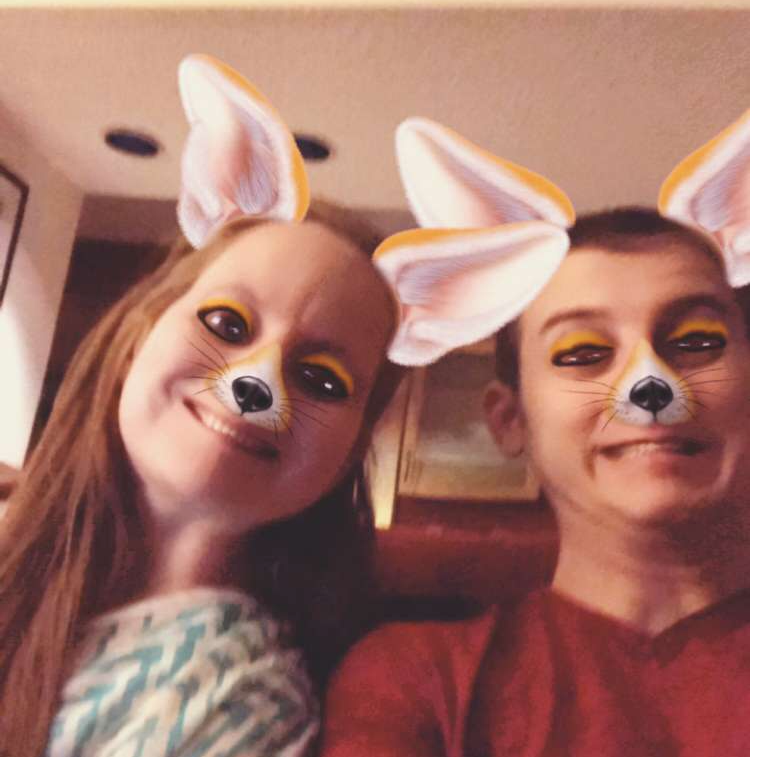 He said, "Hey, smile" and snapped the picture before I knew what was happening. This man always makes me laugh.