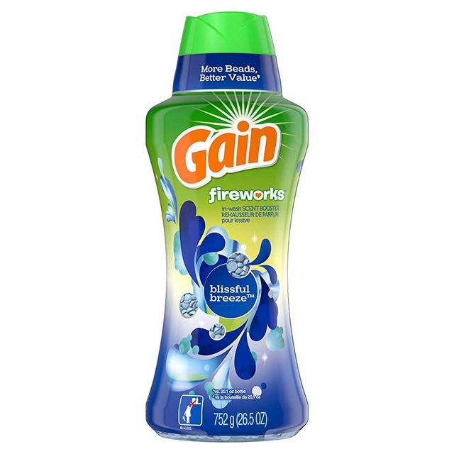 Gain Fireworks in-wash Scent Booster Beads, Blissful Breeze, 26.5 Ounce