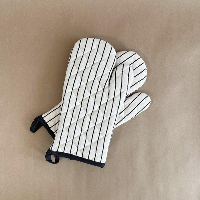 Oven Mitt - Checks and Stripes
