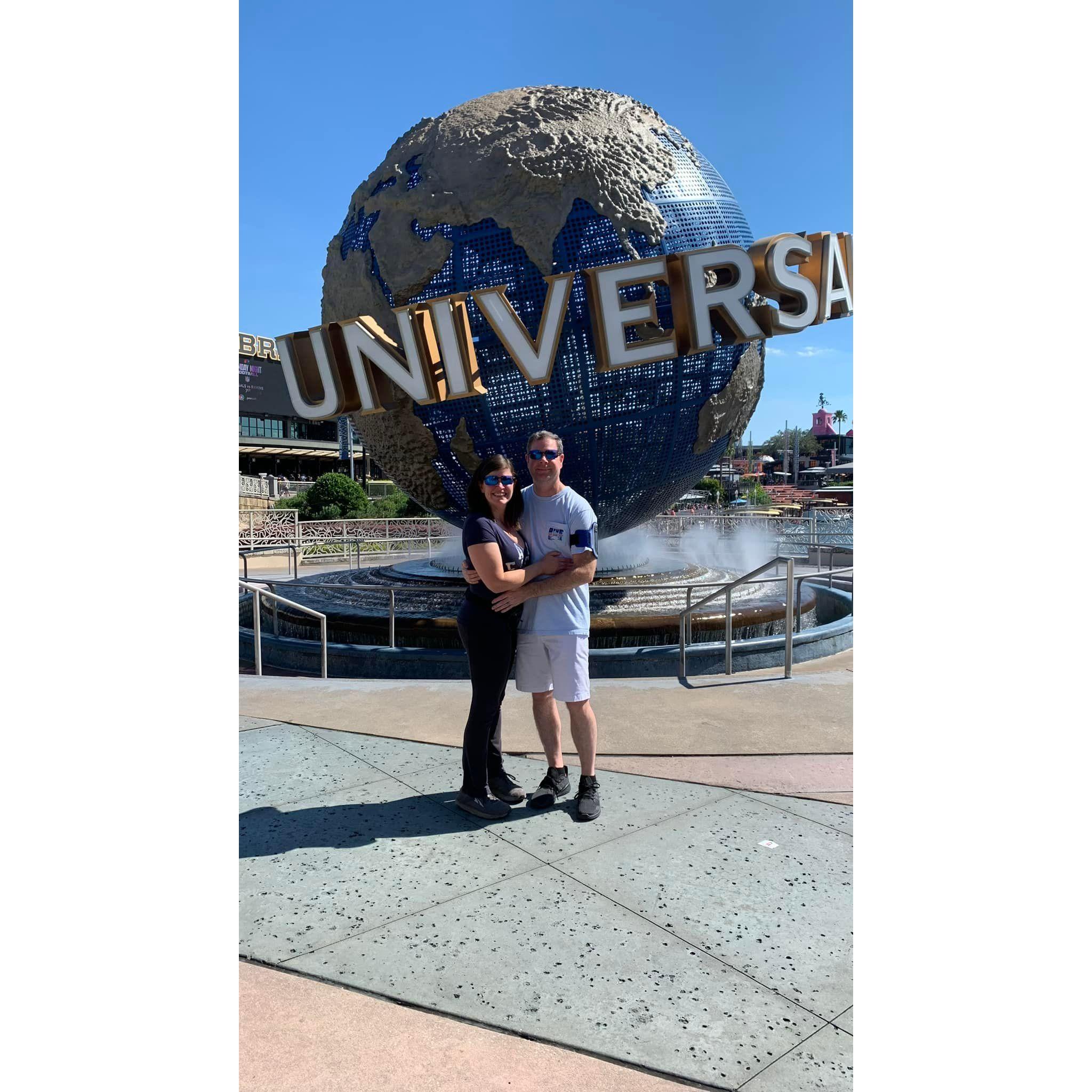 We surprised everyone by eloping when we were in Orlando in October, 2022