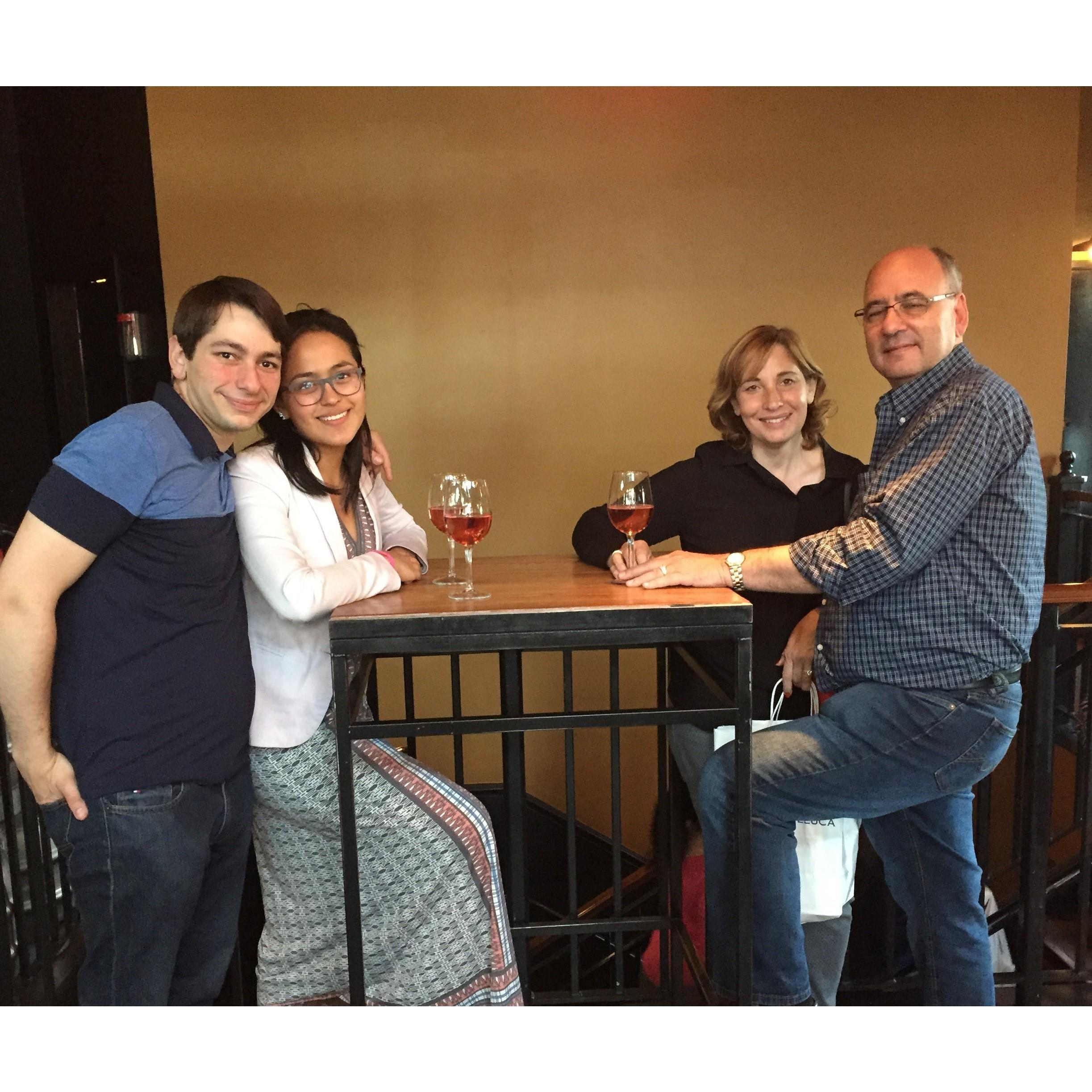 The first time meeting the future in laws