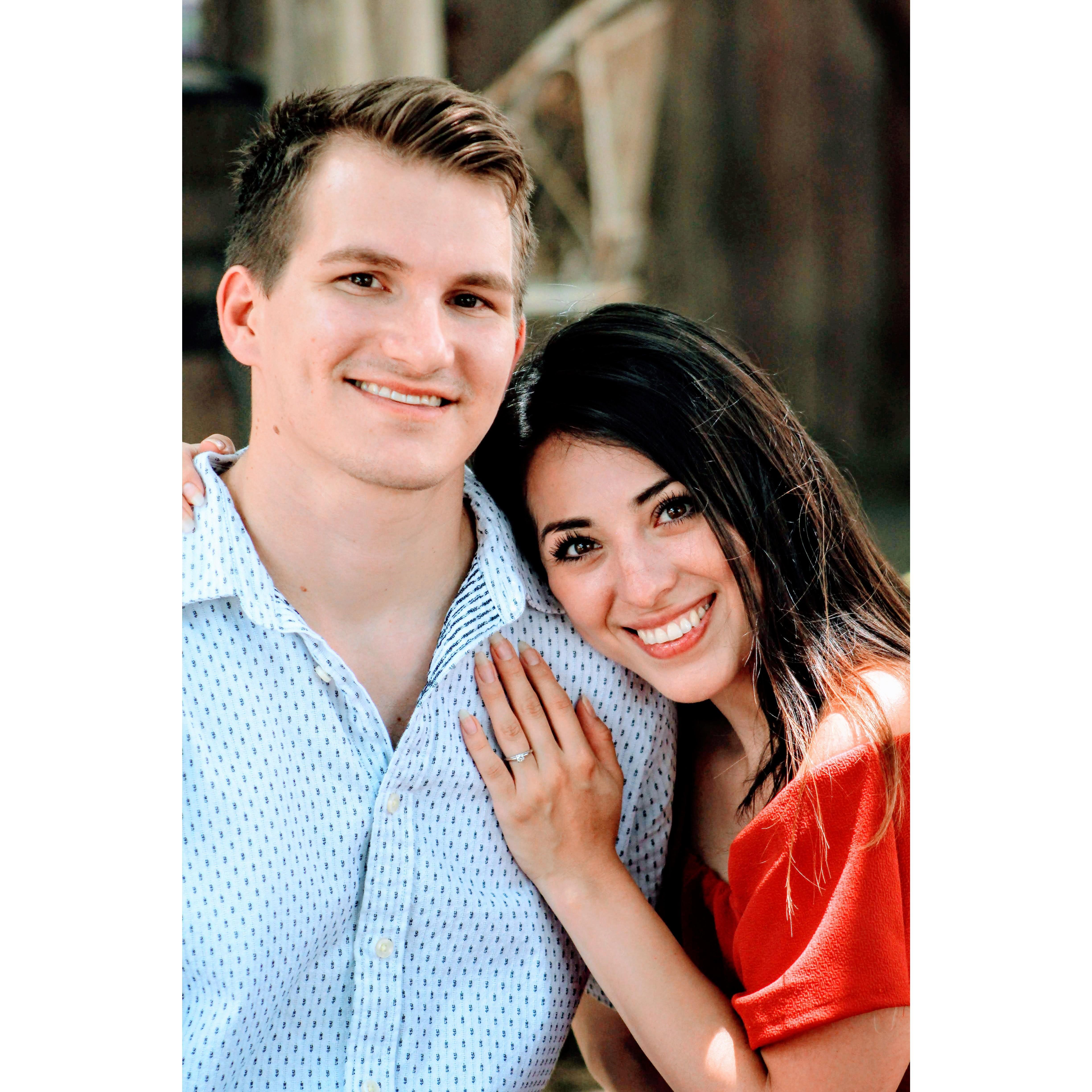 Engagement photo in Gruene, where we had our first date 4 years earlier :)