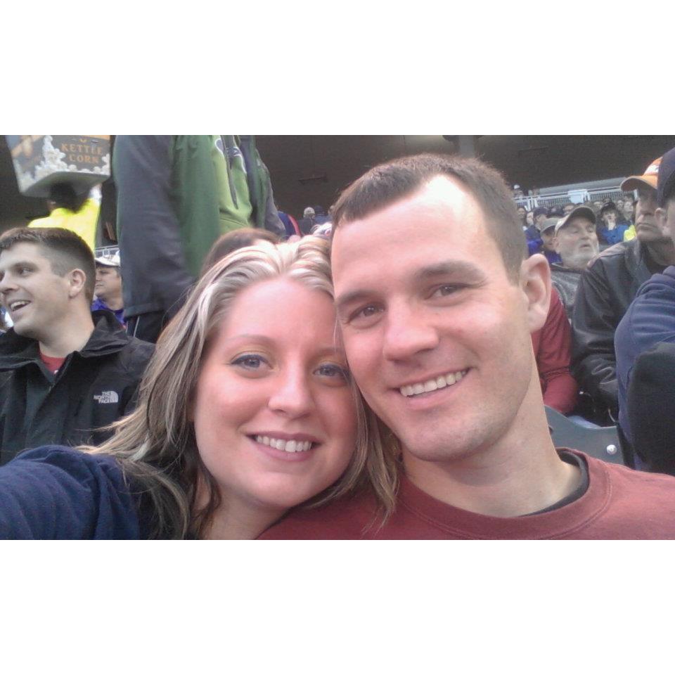 Spending our summer days hanging out at Target Field watching the Twins.
