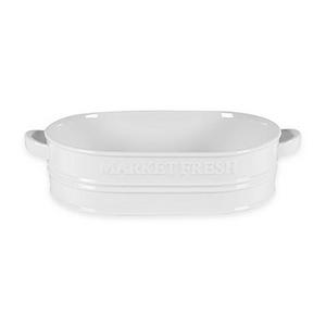 Everyday White®  by Fitz and Floyd® Bistro White "Market Fresh" Casserole