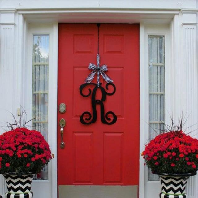 Monogrammed Wooden Letter "A"