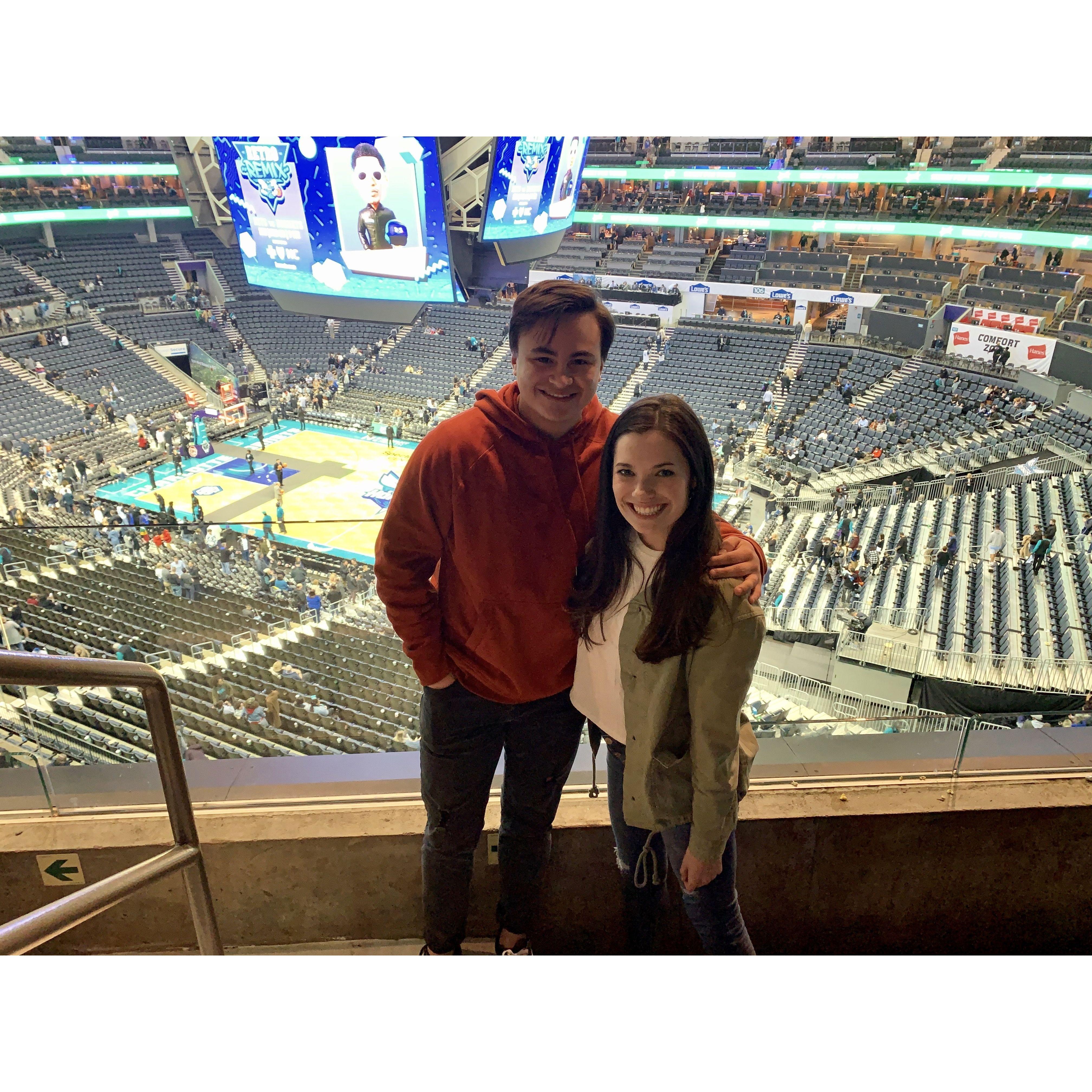 Our very first date!