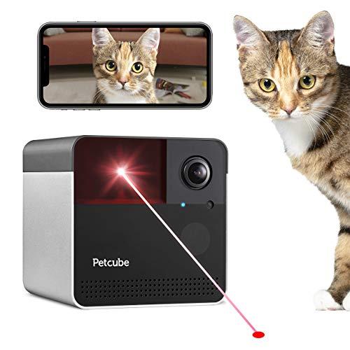 [New 2019] Petcube Play 2 Wi-Fi Pet Camera with Laser Toy & Alexa Built-In, for Cats & Dogs. 1080P HD Video, 160° Full-Room View, 2-Way Audio, Sound/Motion Alerts, Night Vision, Pet Monitoring App